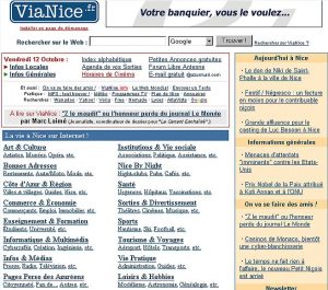 Version actuelle : http://www.vianice.fr