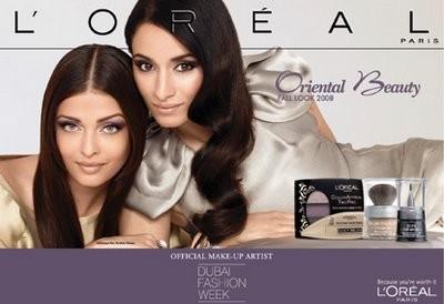 Campagne L'Oréal pour la Dubai Fashion Week