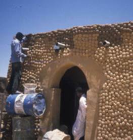 architecture en terre crue au Mali