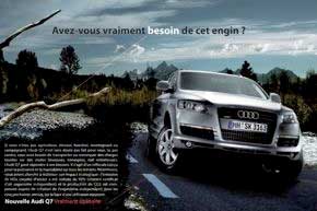 Campagne Audi corrigée par Eco&co