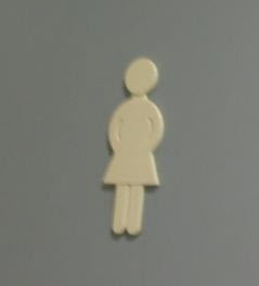 Illustrations « homme » et « femmes » pour les toilettes