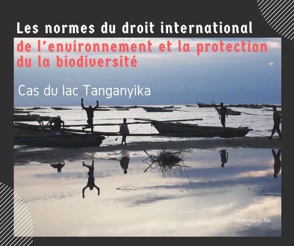 Les normes du droit international de l’environnement et la protection du la biodiversité : cas du lac Tanganyika