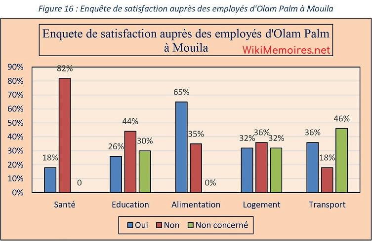 Enquête de satisfaction auprès des employés d'Olam Palm à Mouila