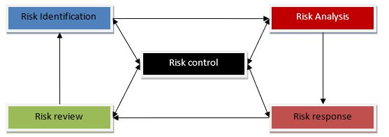 The process of managing risks